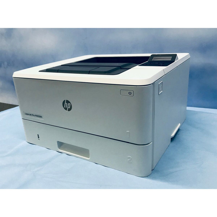 پرینتر اچ پی تک رنگ تک کاره با چاپ لیزری مدل LaserJet Pro M402dne، سایز چاپ A4، دارای فناوری خاموششدن خودکار، قابلیت چاپ دو رو، سرعت زیاد چاپ