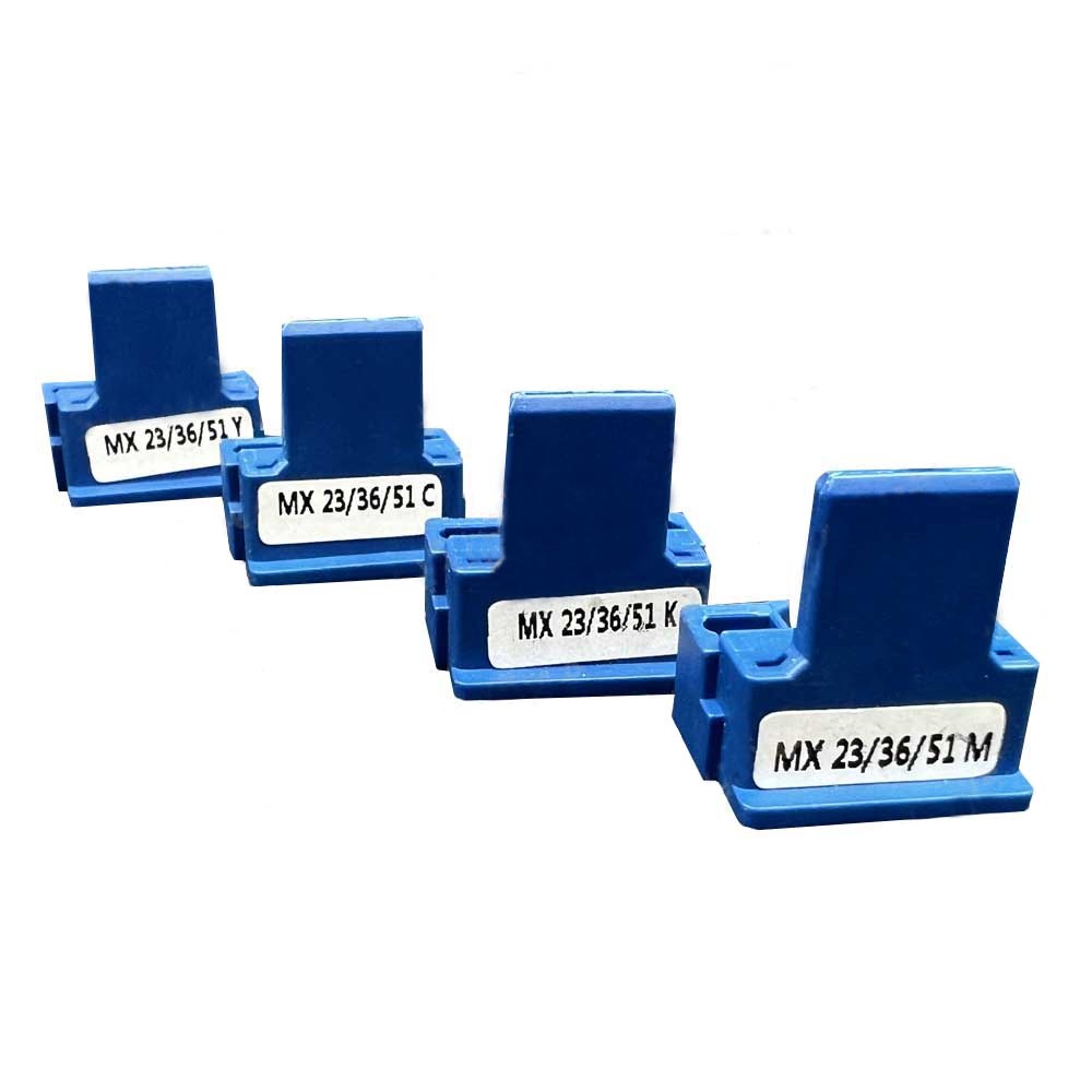 چیپست کارتریج شارپ Sharp MX23/ MX51/ MX36 چهار رنگ